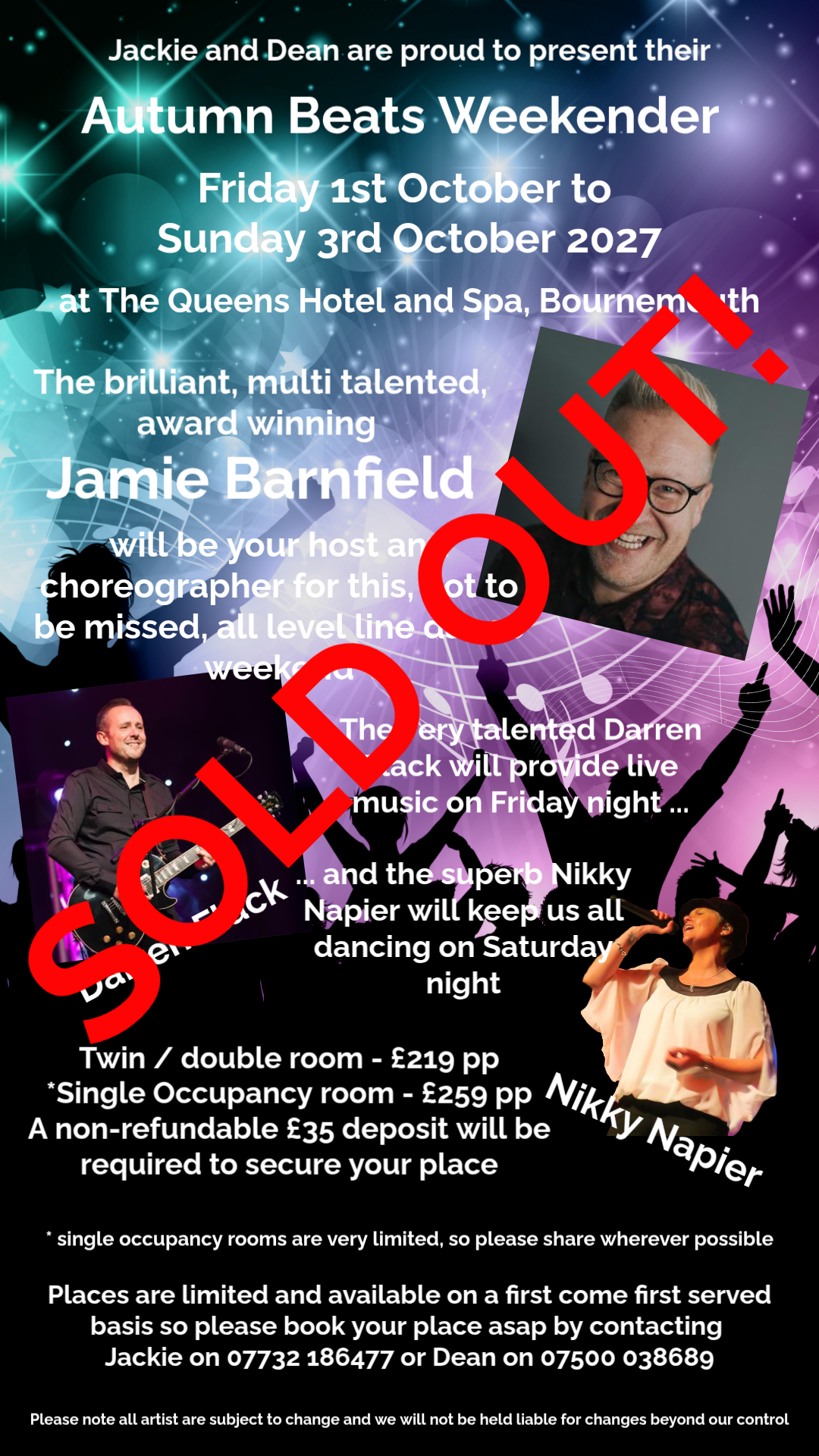 Autumn Beats Weekender - October 2027 - SOLD OUT